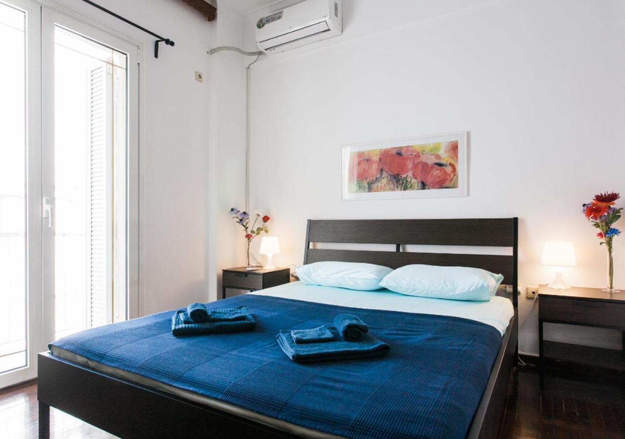 2 Min Walk To Acropolis 50 Sqm Apartment Athena Bagian luar foto